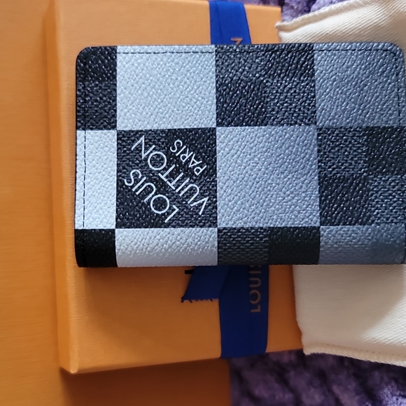 Louis Vuitton Virgil Abloh Pocket Organizer Wallet Damier Graphite Limited Editi - Picture 14 of 17